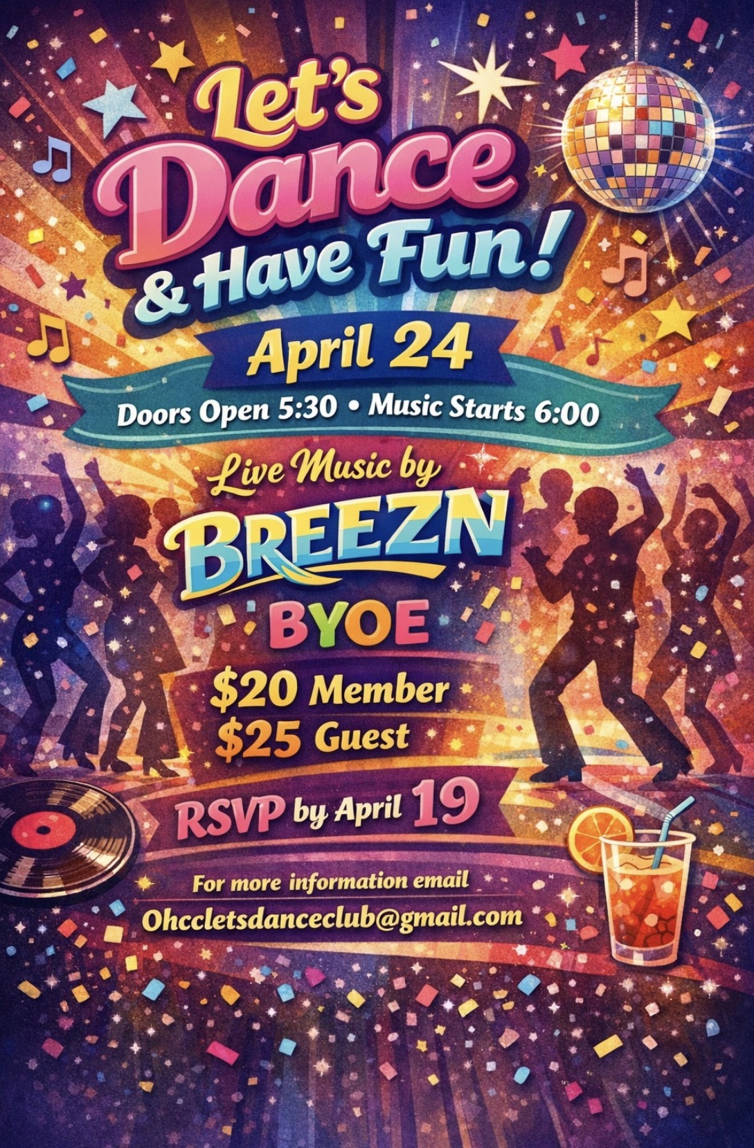 April 24 Let's Dance & Have Fun - Live Music by Breezn